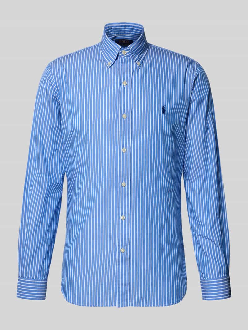 Koszula casualowa o kroju custom fit z czystej bawełny