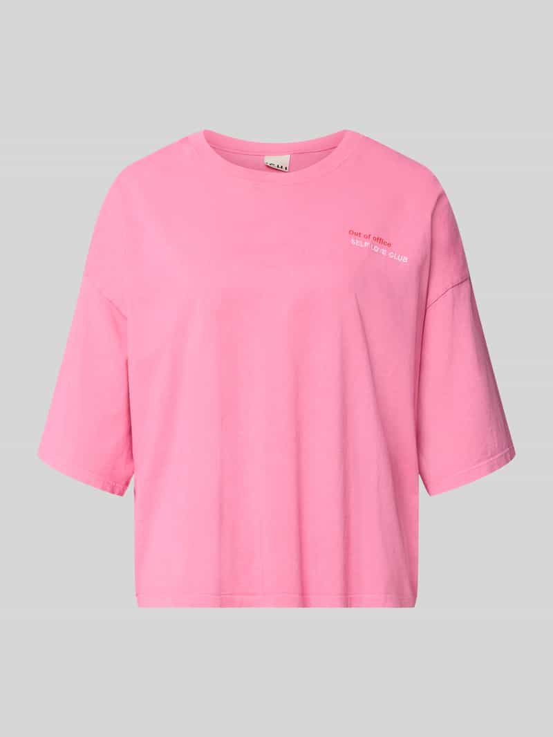 T-shirt z nadrukiem motywu z tyłu model 'NICA'