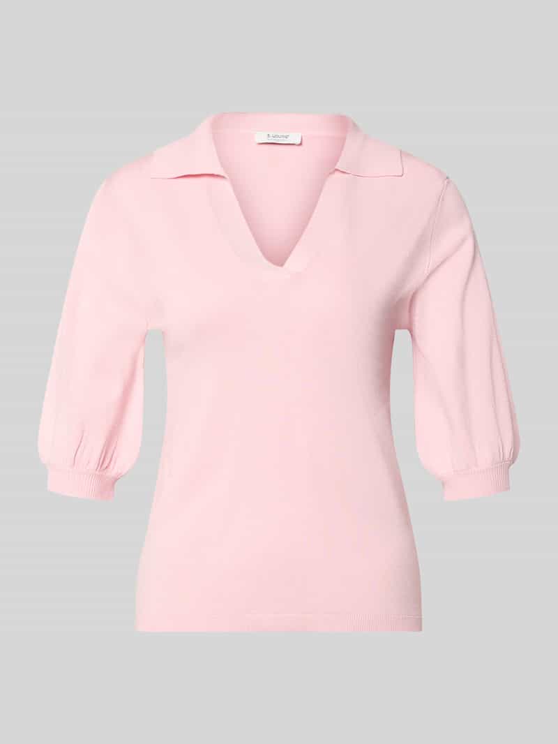 Koszulka polo o kroju slim fit z mieszanka wiskozy model 'Morla'