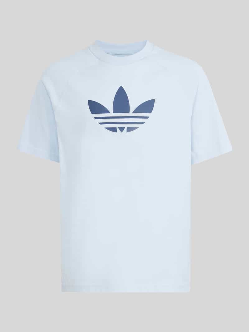 t-shirt o kroju regular fit z czystej bawełny