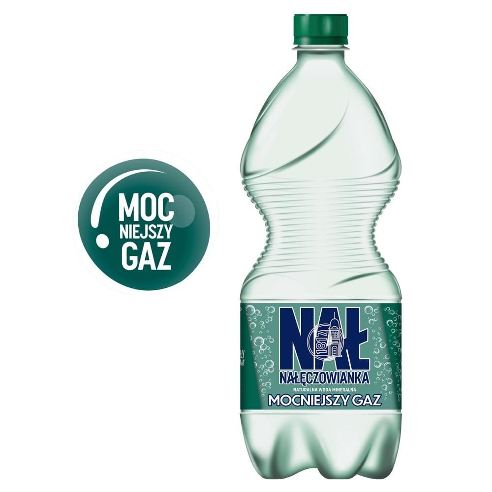Nałęczowianka Naturalna woda mineralna mocniejszy gaz 1 l