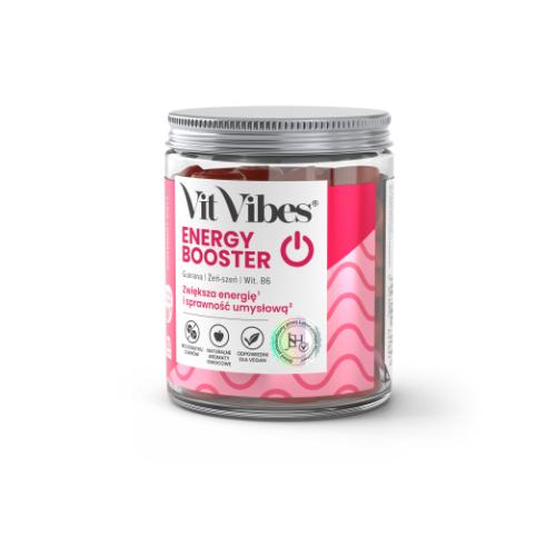 Vit Vibes Energy Booster żelki smak truskawkowy, 60 szt.