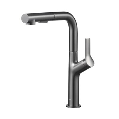 KFA Bateria Kuchenna Stojąca Duero Design z Wyciąganą obrotową wylewką Szary metaliczny 6623-220-61