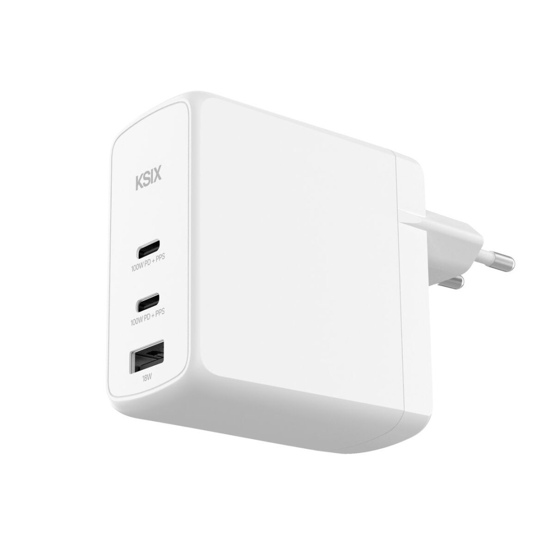 Ładowarka Ścienna KSIX Biały 100 W