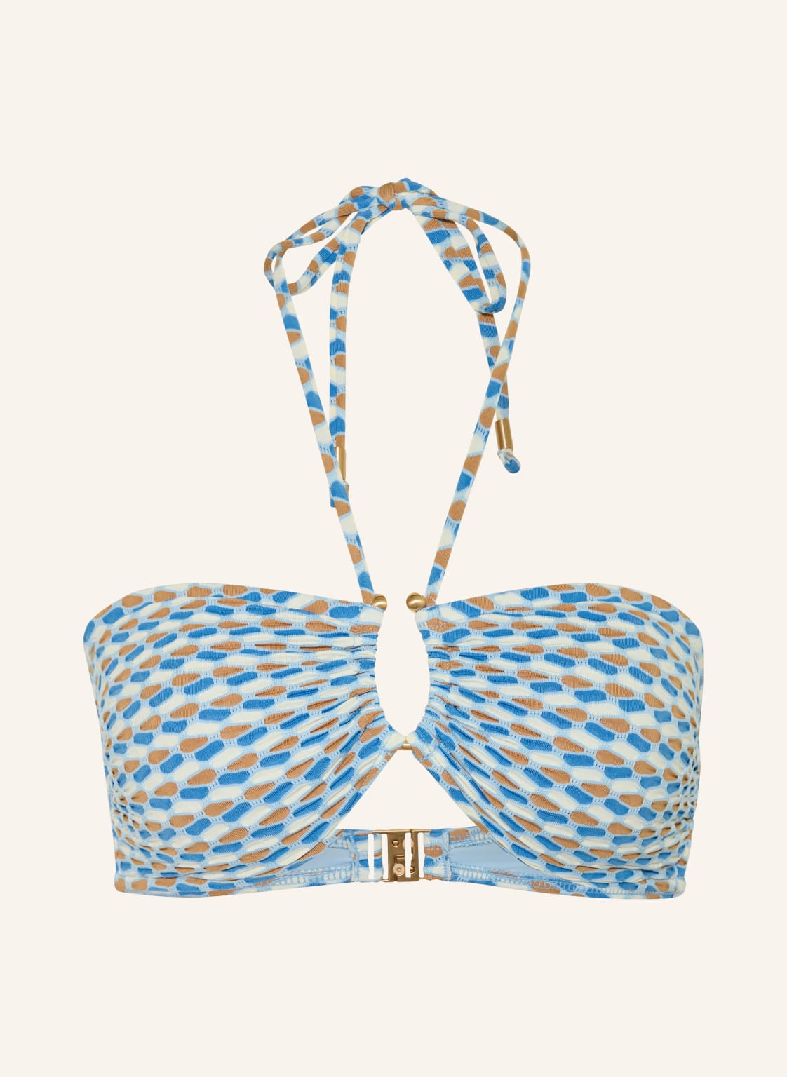 Seafolly Góra Od Bikini Bandeau Mala blau