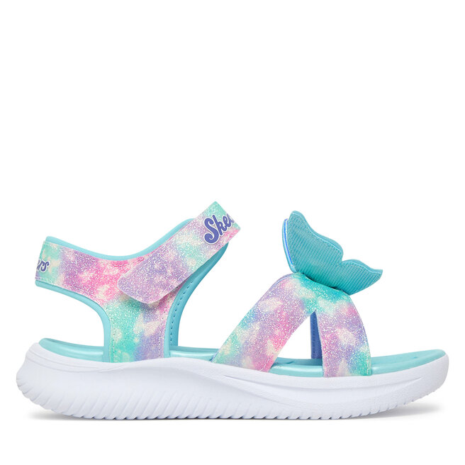 Sandały Skechers Jumpsters Sandal - Butterfly Brites 303109L/AQMT Niebieski