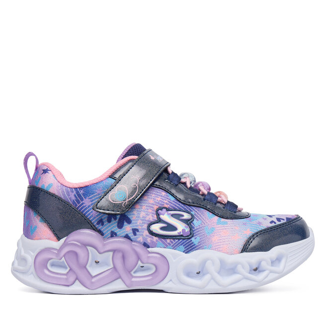 Sneakersy Skechers Infinite Heart Lights 303261L/NVMT Fioletowy