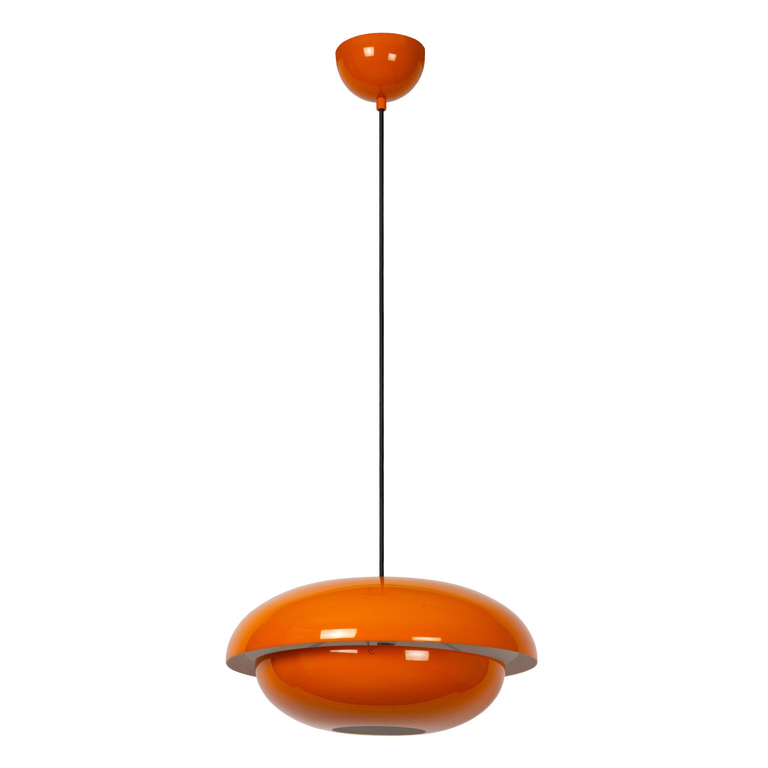 YOUNES lampa wisząca pomarańczowa metalowa podwójny klosz 1xE27 65404/40/53