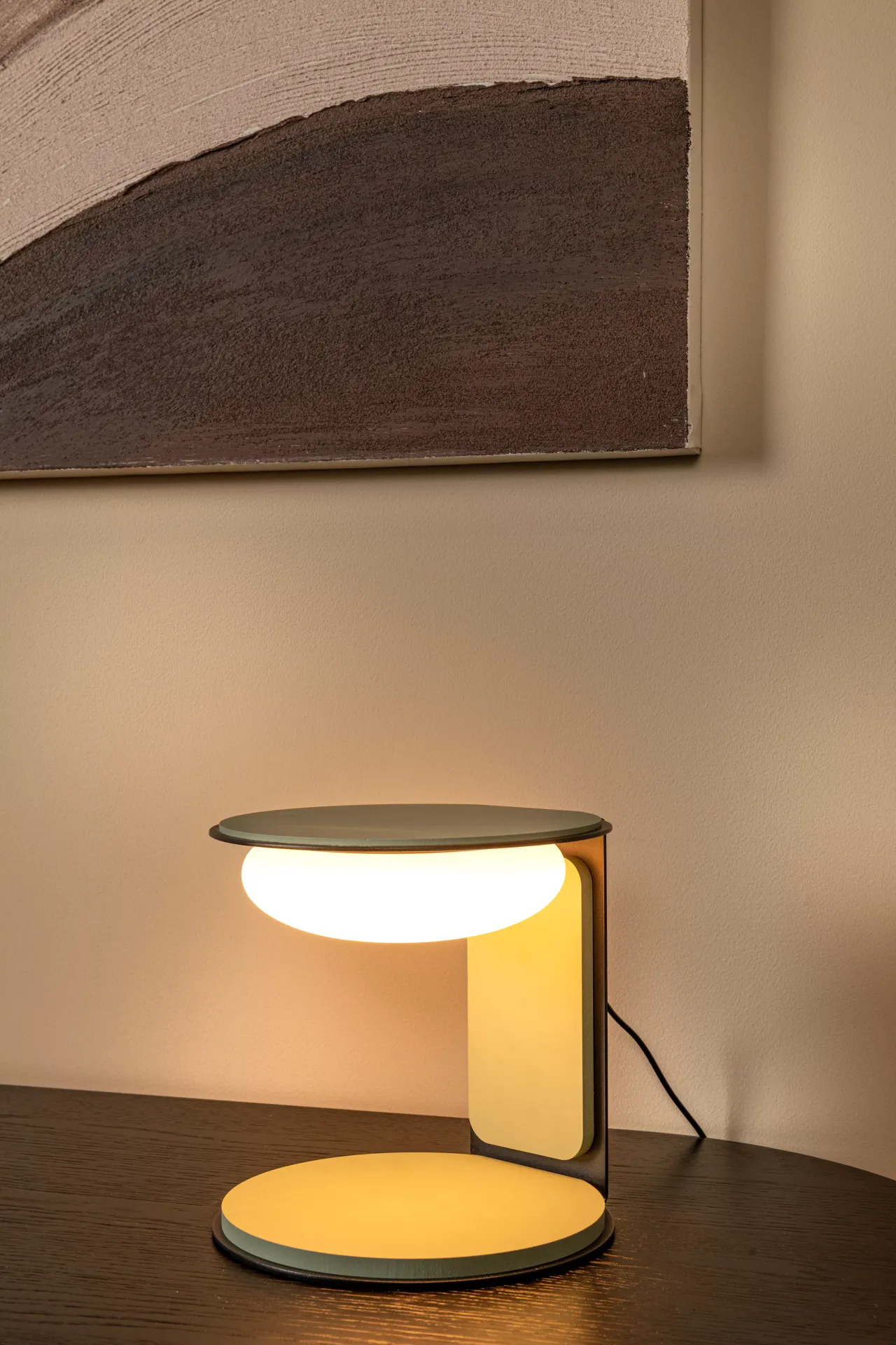 ALINDA lampa stołowa / ścienna zielona szałwiowa LED 9W 3000K DIM LUCIDE 77591/15/33