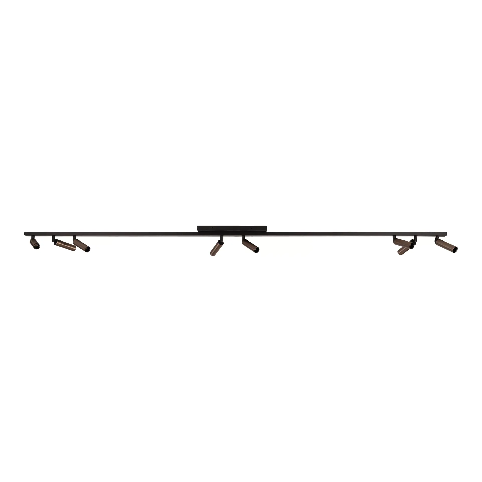 KEONI biała lampa sufitowa 178cm czarna spoty kawowe 8xG9 LUCIDE 09943/08/97