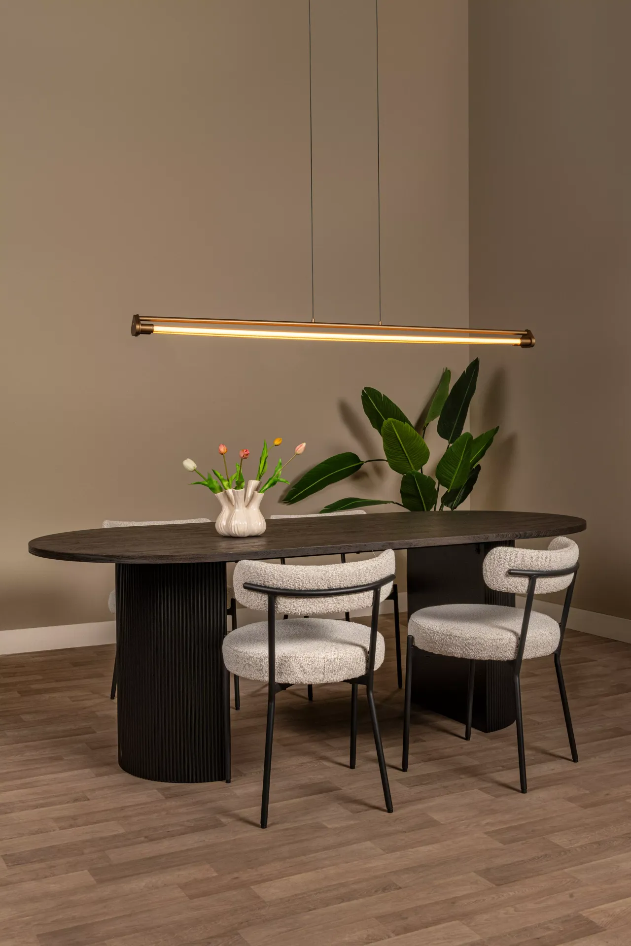 JANDERIN lampa wisząca LED 2x16,5W 2200K/3000K DIM złoto szampańskie LUCIDE 24405/34/05