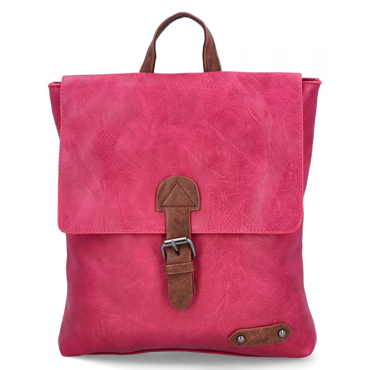 Plecak Damski w Stylu Vintage firmy Herisson 1502H450 Fuksjowy