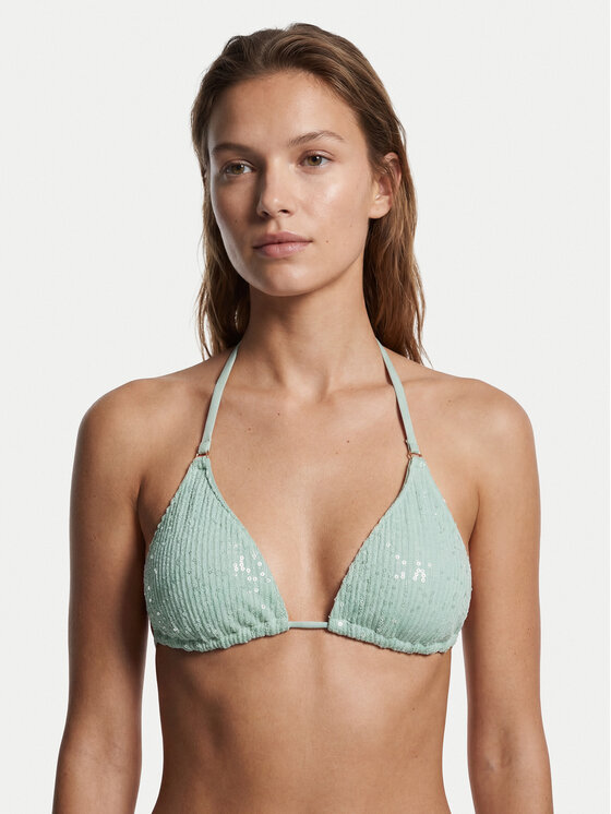 Guess Góra od bikini E6GJ07 KBMV0 Zielony