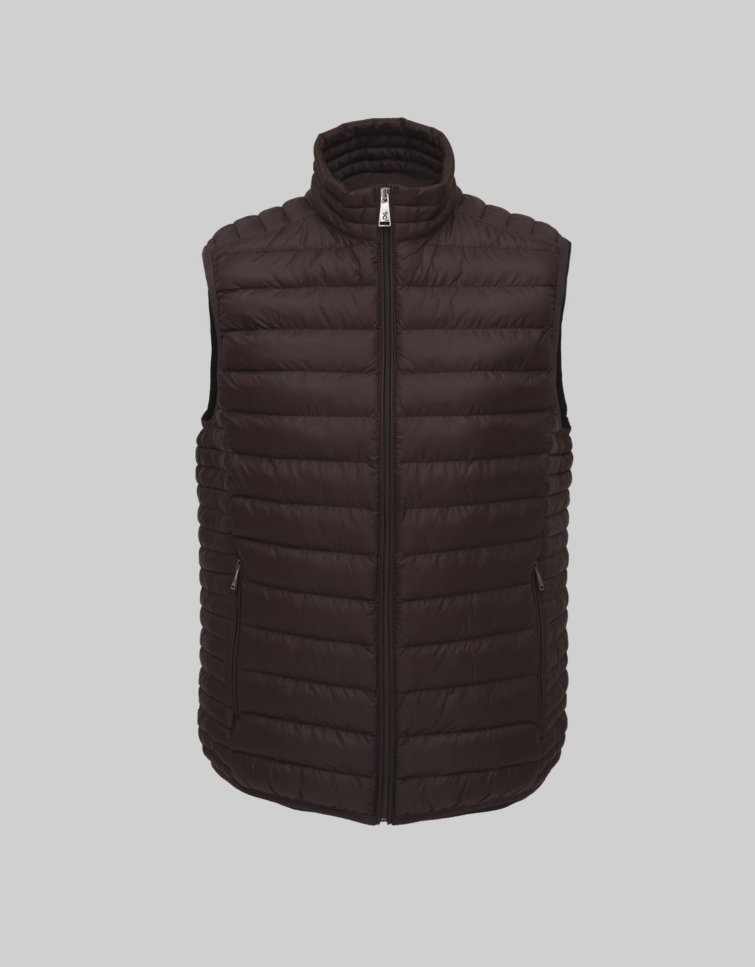 kamizelka pikowana vestone classic fit brązowa
