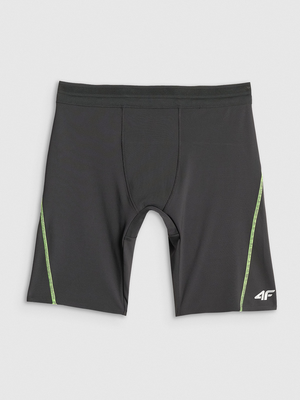 4F Legginsy kolarki do biegania szybkoschnące męskie - czarne XL