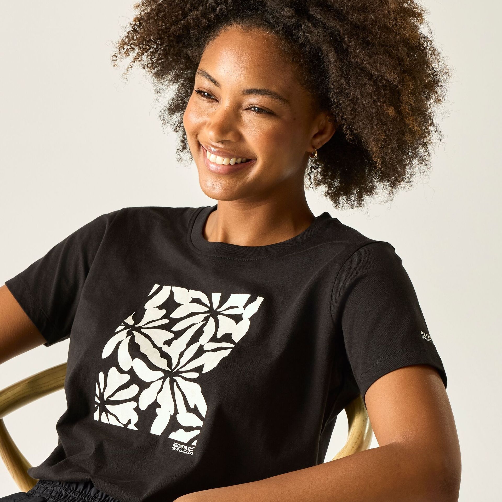 Regatta Regatta Koszulka damska Filandra VX Czarny, Rozmiar: 52