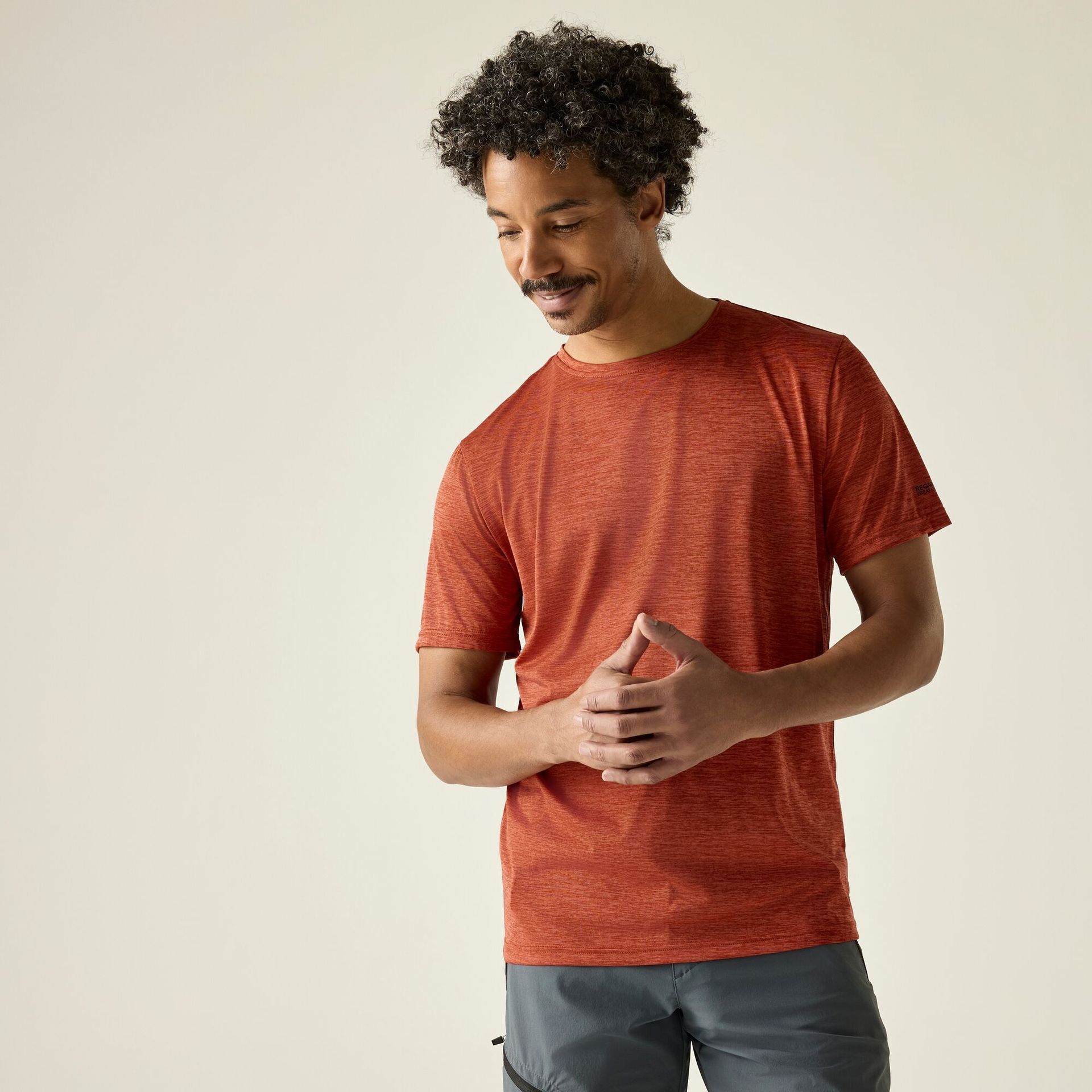 Regatta Regatta Koszulka męska Fingal Edition Pomarańczowy, Rozmiar: 4XL