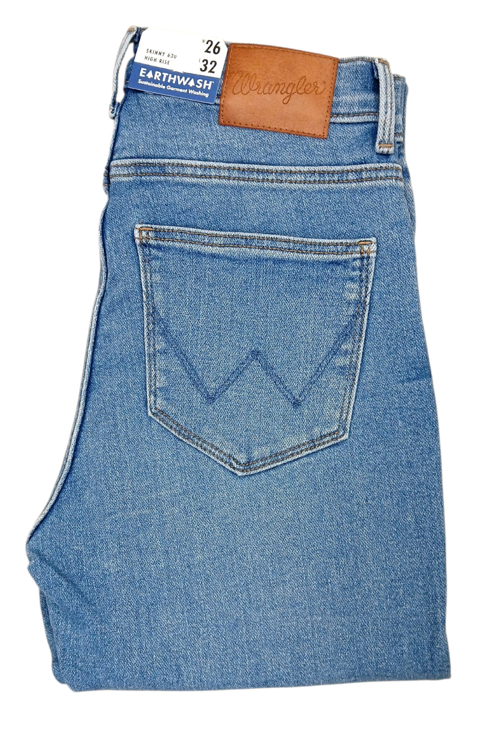 WRANGLER HIGH SKINNY RIVER JEANSY DAMSKIE