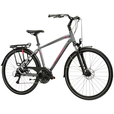 Rower trekkingowy INDIANA X-Road 3.0 M19 28 cali męski Szaro-bordowy