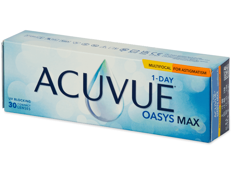 Acuvue Oasys Max 1-Day Multifocal for Astigmatism (30 soczewek)