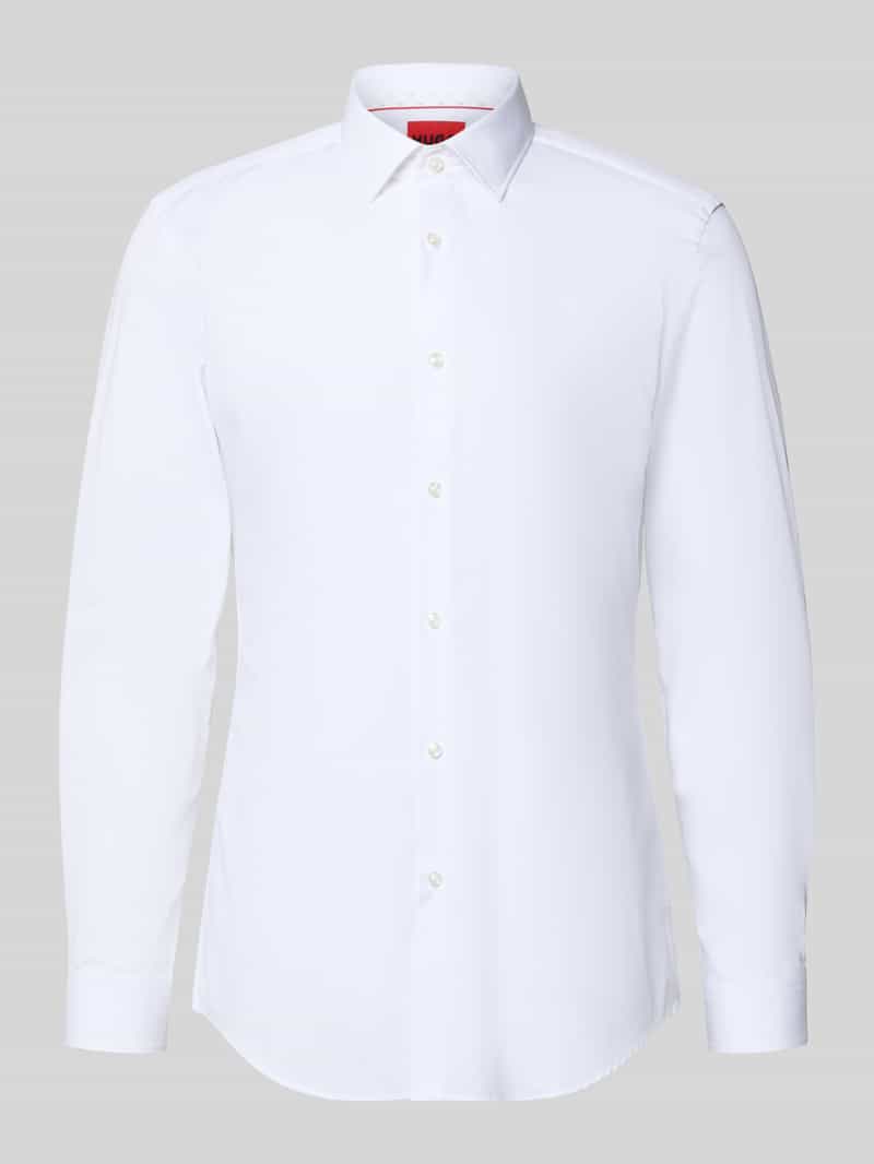 Koszula biznesowa o kroju slim fit z czystej bawełny model 'KOEY'