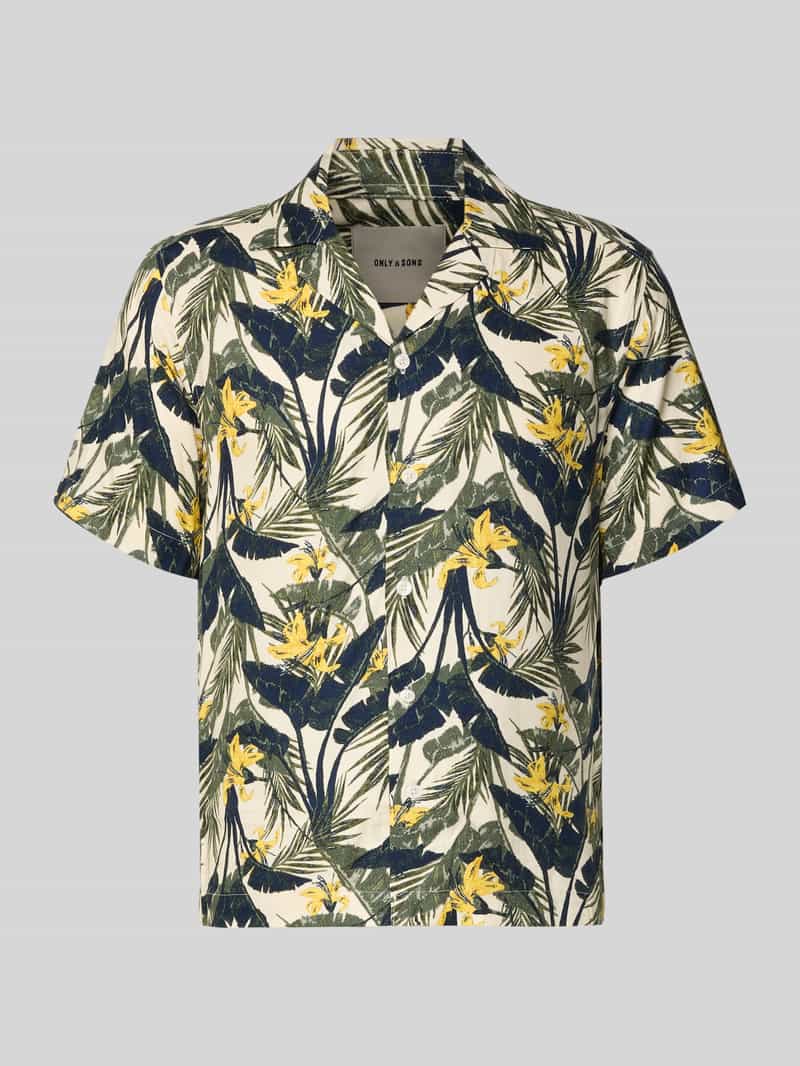 Koszula casualowa o kroju regular fit z czystej wiskozy model 'DASH'