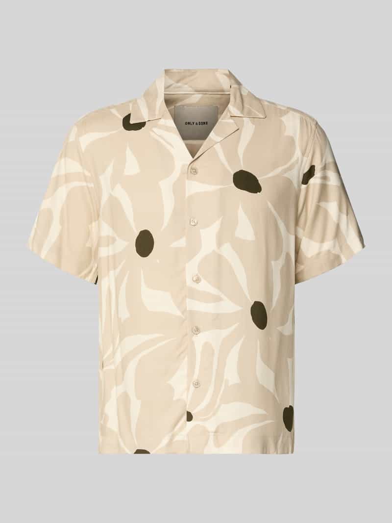 Koszula casualowa o kroju regular fit z czystej wiskozy model 'DASH'