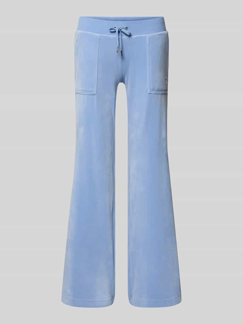 Spodnie dresowe o kroju niski stan z wpuszczanymi kieszeniami model 'LAYLA'