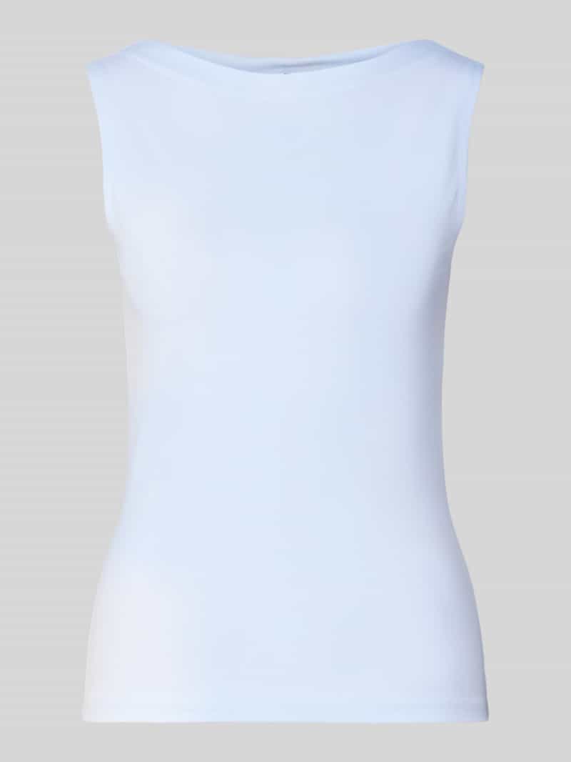 Top o kroju slim fit z mieszanki bawełny i modalu model 'PANDA'