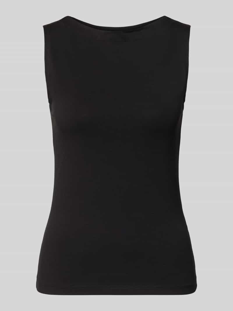 Top o kroju slim fit z mieszanki bawełny i modalu model 'PANDA'