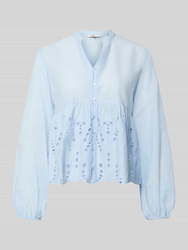 Bluzka o kroju regular fit z czystej bawełny model 'DEWINA'