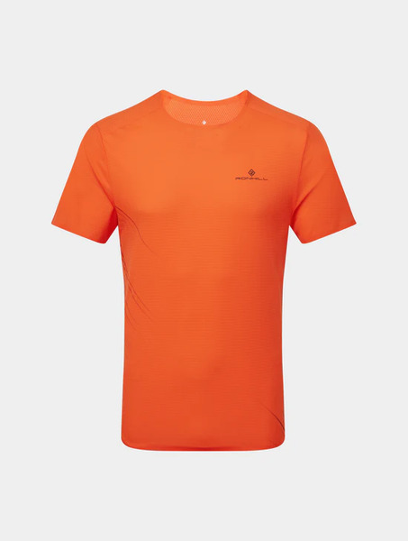 RONHILL Koszulka biegowa męska TECH RACE S/S TEE red/black