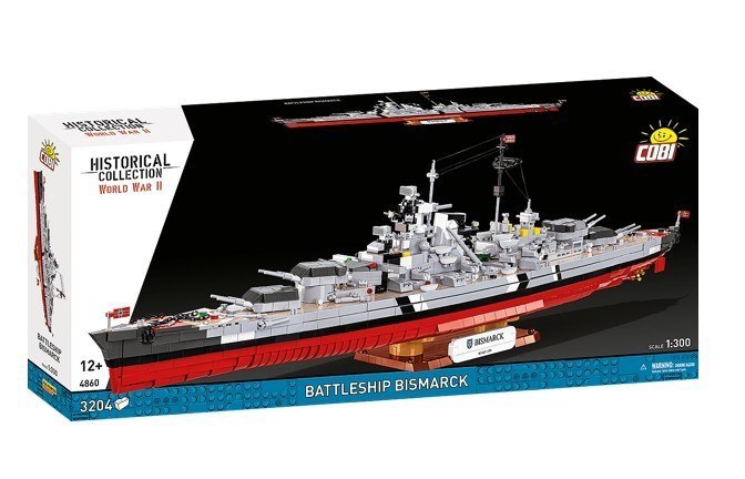 Klocki Battleship Bismarck 3204 klocków Cobi Klocki