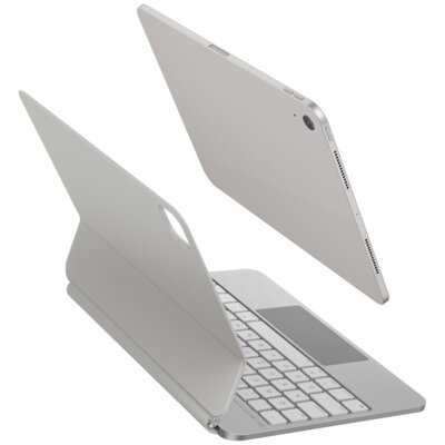 Etui na iPad Pro 11 cali / iPad Air 11 cali / iPad Air 10.9 cali UNIQ Venno Pro Magnetic Smart Biały Klawiatura