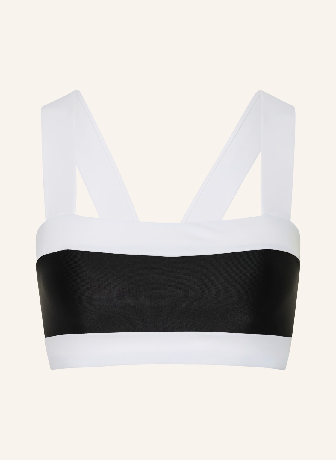 Goldbergh Top Bikini Typu Bustier Plonge schwarz