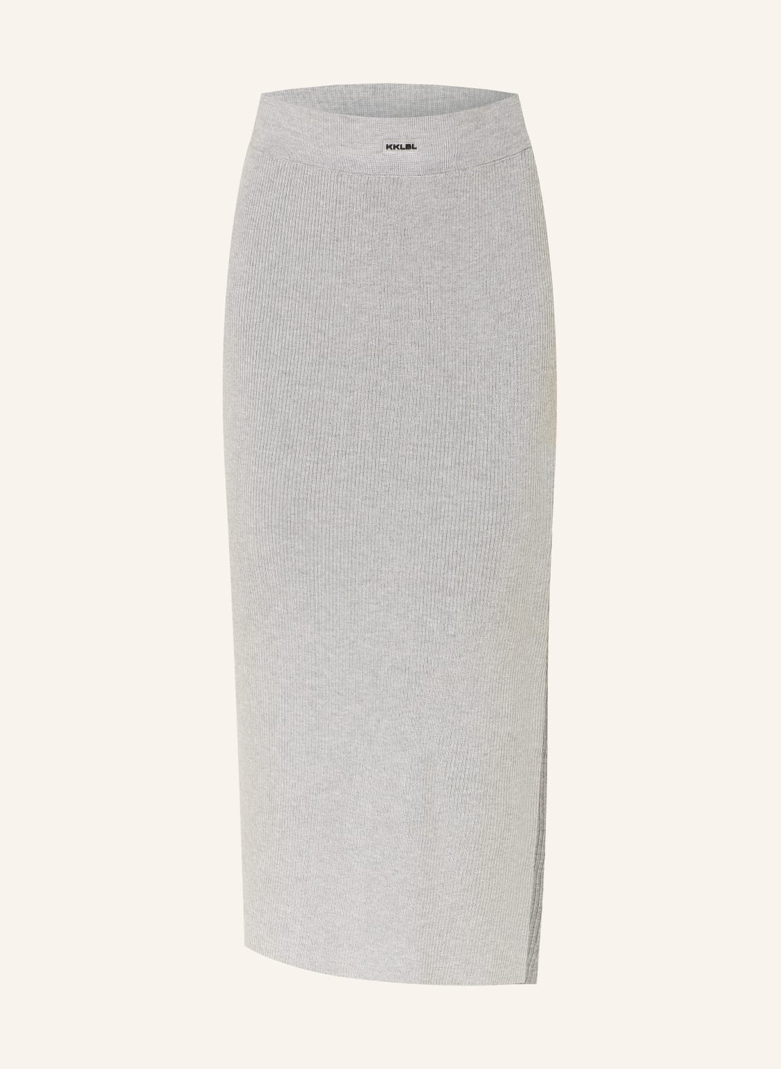 Karo Kauer Spódnica Z Dzianiny grau