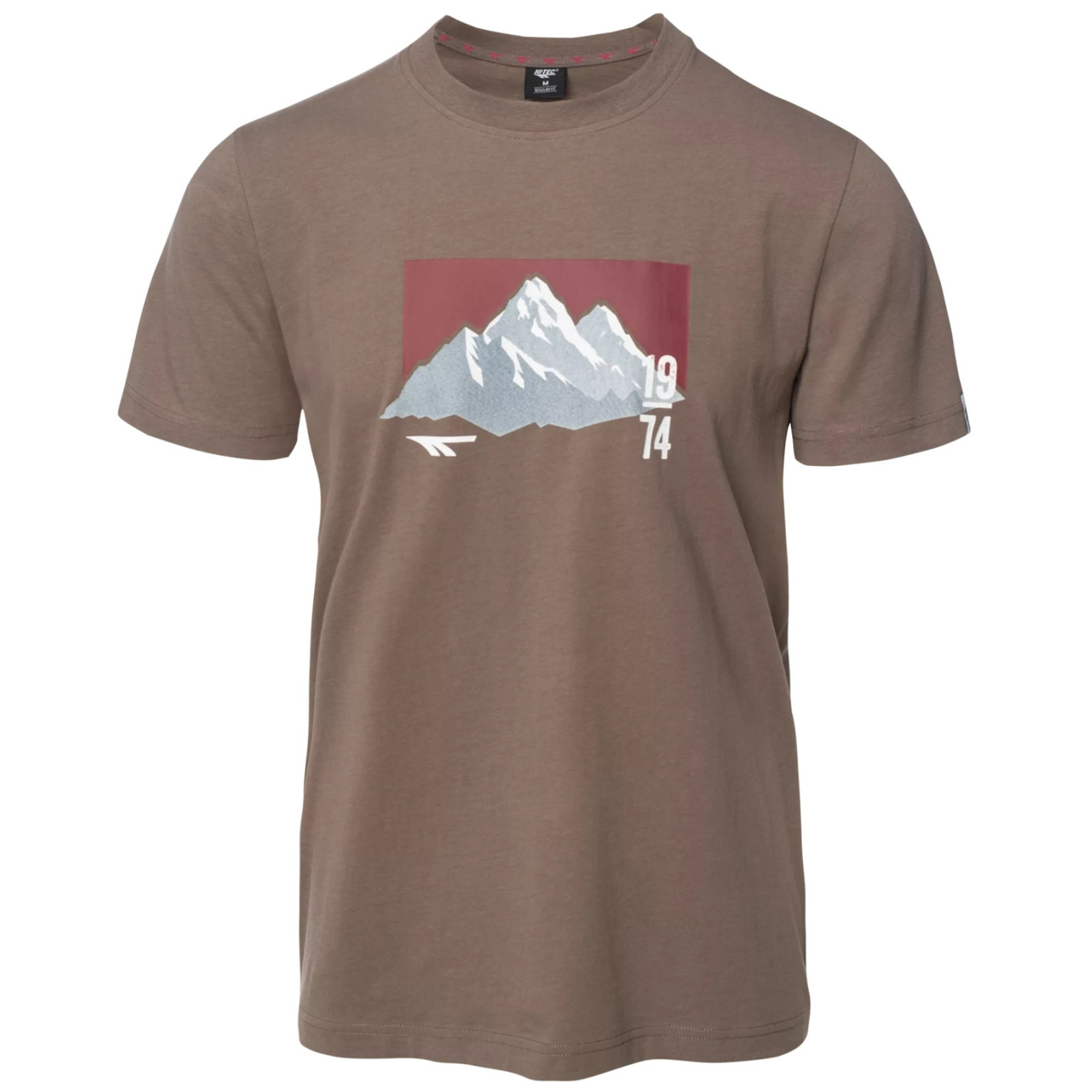 Koszulka męska Hi-Tec Rawal Rozmiar: M / Kolor: brązowy