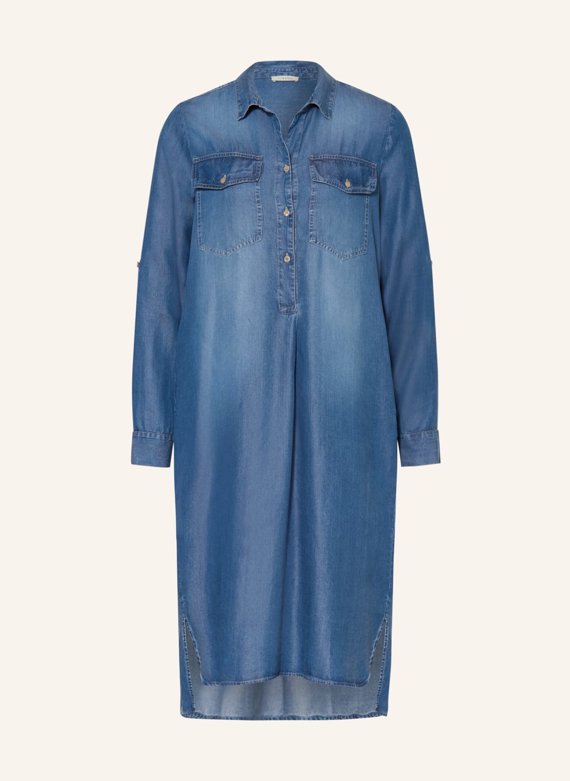 Lilienfels Sukienka W Stylu Koszuli Z Efektem Jeansowym blau