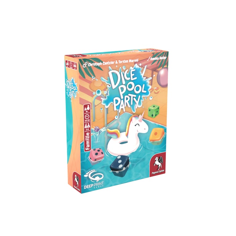 Pegasus Dice Pool Party 20 min Gra planszowa Rodzina