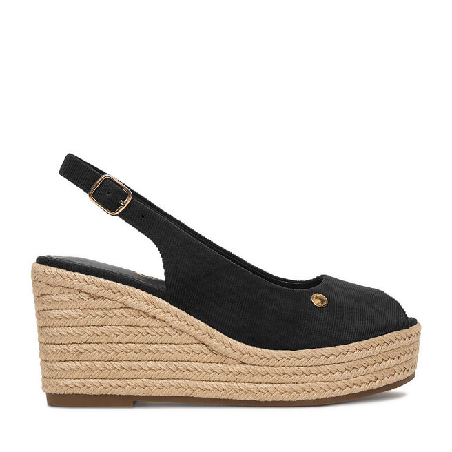 Espadryle Beverly Hills Polo Club EO-R26SS03466 Czarny