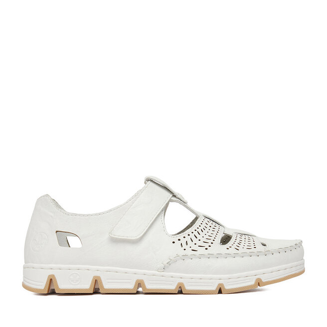 Półbuty Rieker CEO-49958-81 Biały