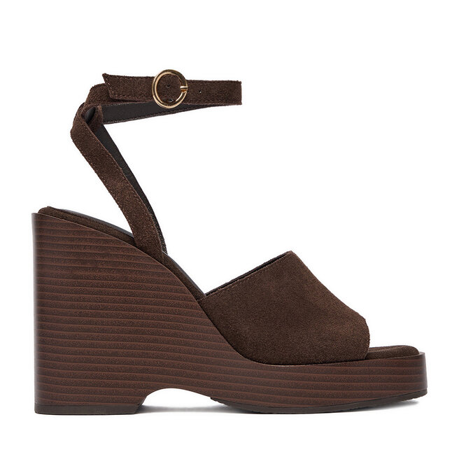 Sandały GINO ROSSI C-LZRL1396-2 Brązowy