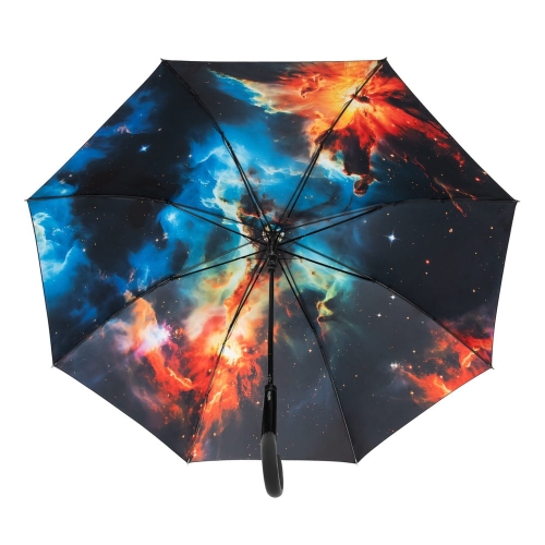 Parasol damski Doppler Modern Art Nebula półautomatyczny długi