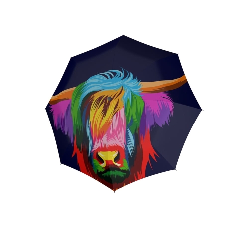Parasol damski Doppler Modern Art Cattel półautomatyczny długi