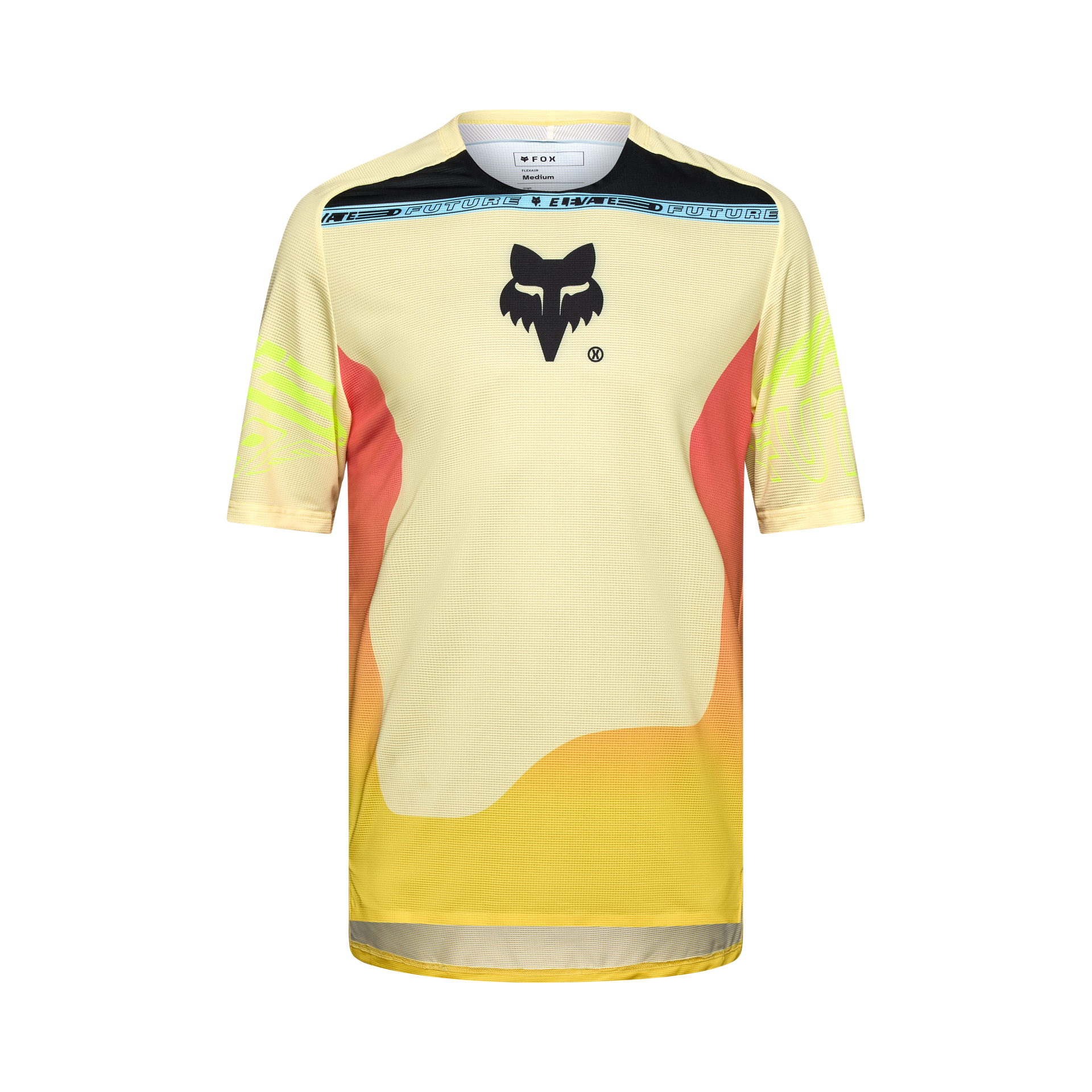 Bluza Rowerowa MTB FOX Flexair Elevated Z Krótkim Rękawem LemoniadaXL
