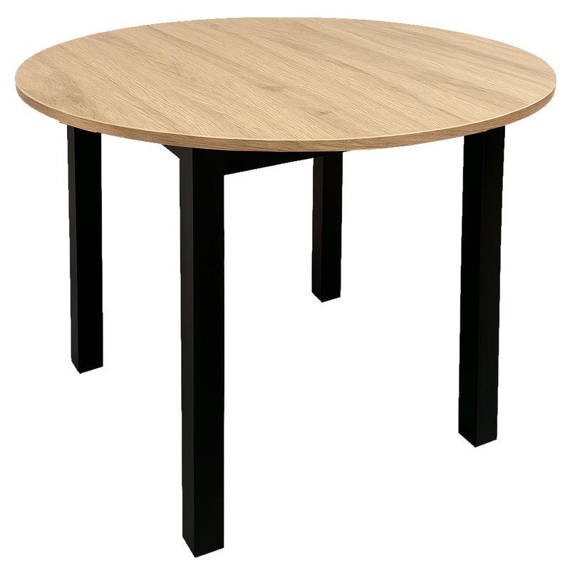 Stół jadalniany nowoczesny skandynawski kuchnia salon Wiktor ø110 cm dąb