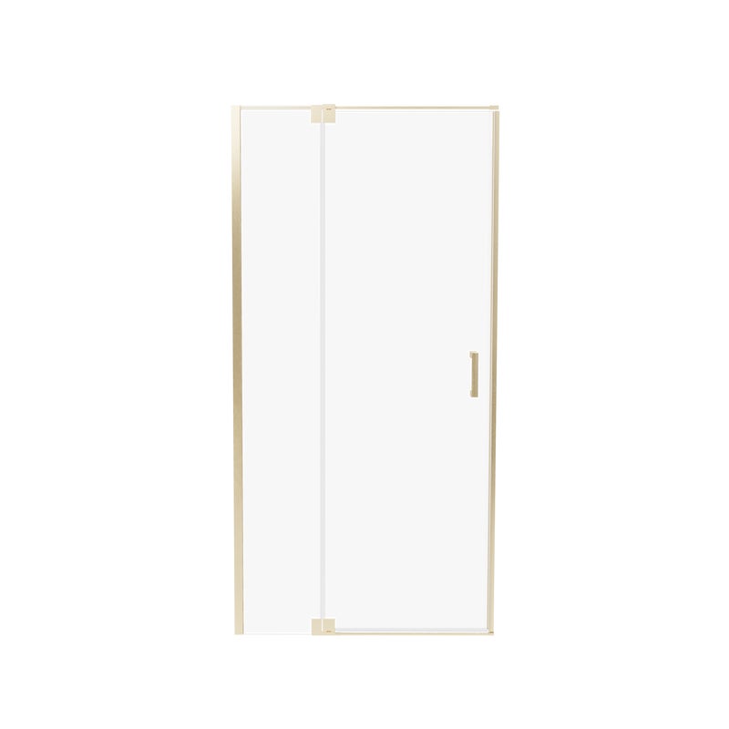 Drzwi prysznicowe uchylne Swing 110x200 cm Gold Brushed Wellneo