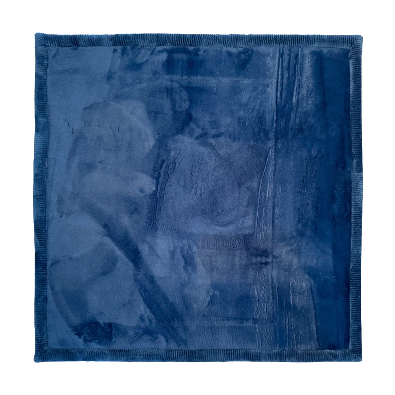 Dywan Shaggy Puffy niebieski 80 x 80 cm