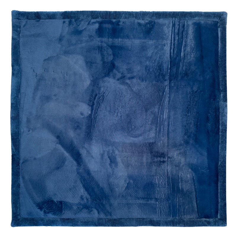 Dywan Shaggy Puffy niebieski 120 x 120 cm