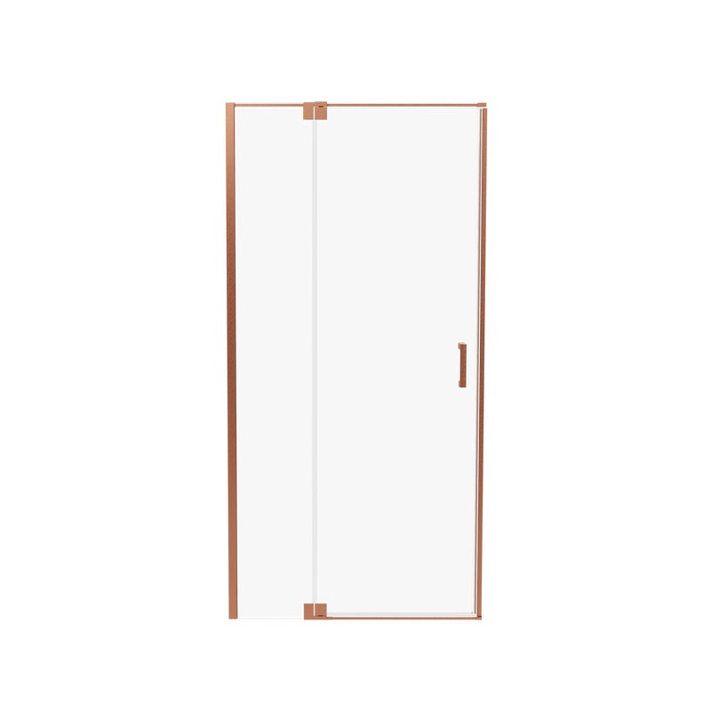 Drzwi prysznicowe uchylne Swing 80x200 cm Copper Brushed Wellneo